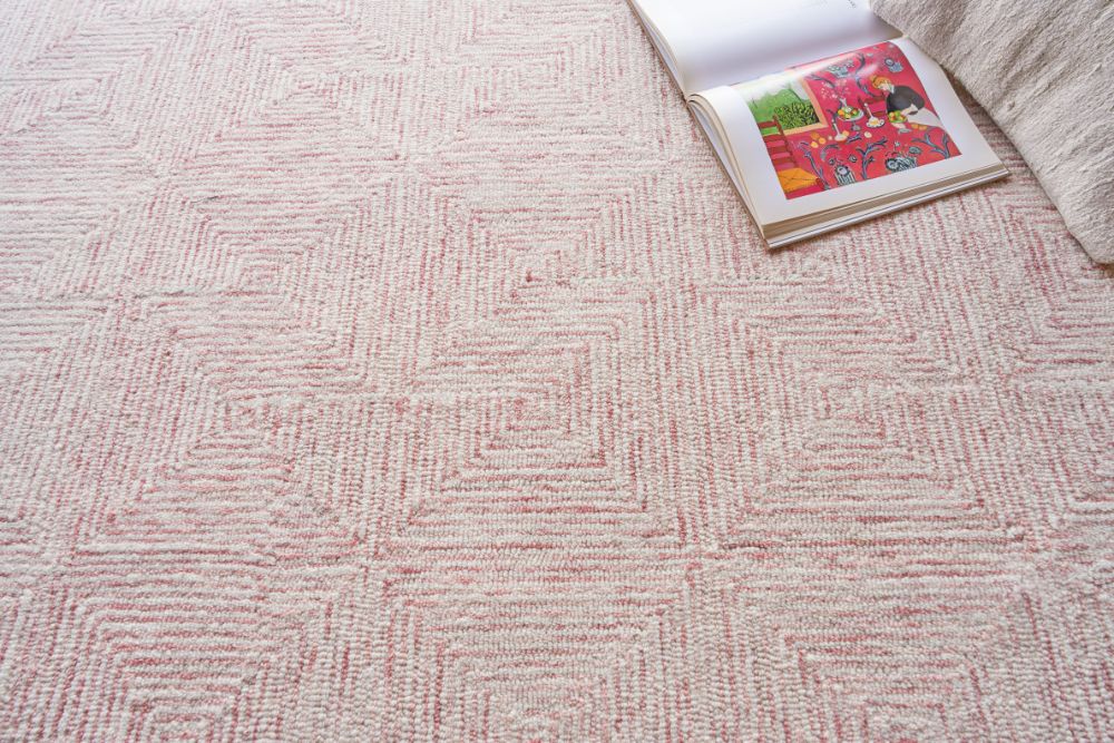 Exquisite Rugs Caprice Handmade Hand-Tufted New Zealand Wool Area Rug