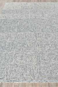 Exquisite Rugs Caprice Handmade Hand-Tufted New Zealand Wool Area Rug