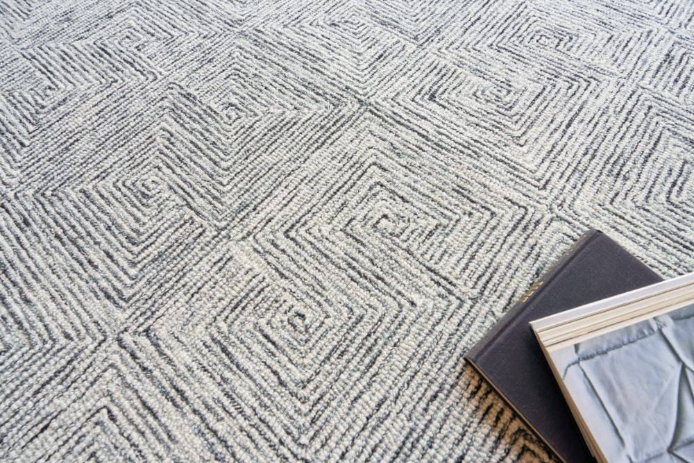 Exquisite Rugs Caprice Handmade Hand-Tufted New Zealand Wool Area Rug