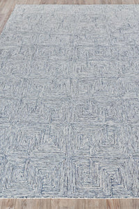 Exquisite Rugs Caprice Handmade Hand-Tufted New Zealand Wool Area Rug