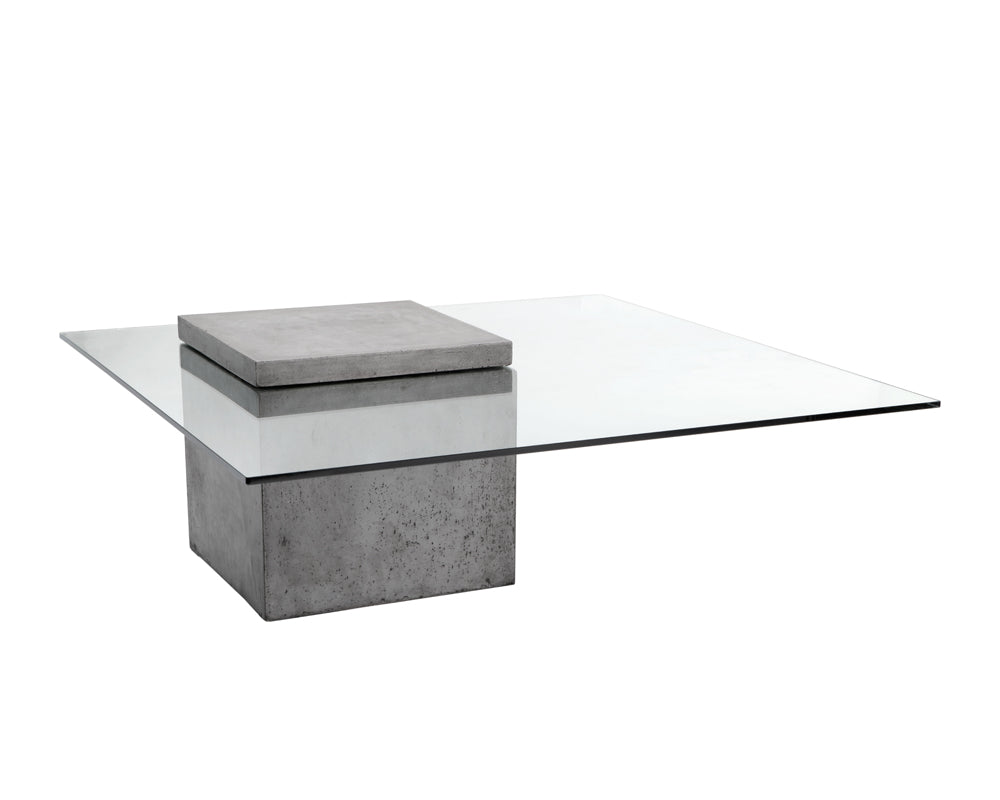 Sunpan Grange Coffee Table - Square - Anthracite Grey