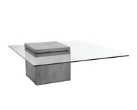 Sunpan Grange Coffee Table - Square - Anthracite Grey