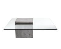 Sunpan Grange Coffee Table - Square - Anthracite Grey