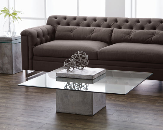 Sunpan Grange Coffee Table - Square - Anthracite Grey