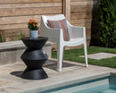 Sunpan Union End Table - Anthracite Grey/Black/White
