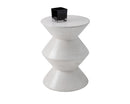 Sunpan Union End Table - Anthracite Grey/Black/White