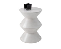 Sunpan Union End Table - Anthracite Grey/Black/White