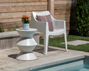 Sunpan Union End Table - Anthracite Grey/Black/White