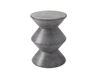 Sunpan Union End Table - Anthracite Grey/Black/White