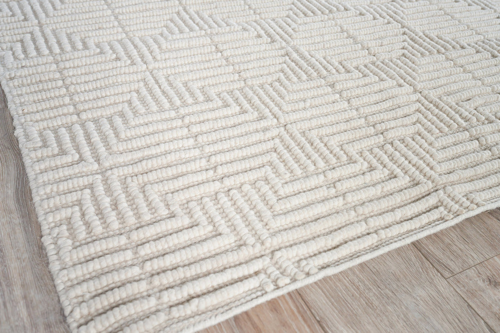 Exquisite Rugs Manzoni Handmade Hand Loomed Viscose and Cotton Area Rug