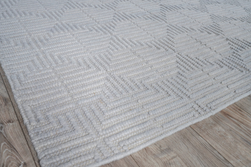 Exquisite Rugs Manzoni Handmade Hand Loomed Viscose and Cotton Area Rug