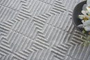 Exquisite Rugs Manzoni Handmade Hand Loomed Viscose and Cotton Area Rug