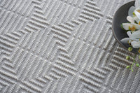 Exquisite Rugs Manzoni Handmade Hand Loomed Viscose and Cotton Area Rug