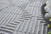 Exquisite Rugs Manzoni Handmade Hand Loomed Viscose and Cotton Area Rug