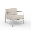 Sunset West Sabbia Club Chair with Echo Ash Cushion