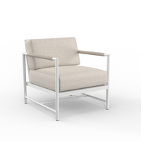 Sunset West Sabbia Club Chair with Echo Ash Cushion
