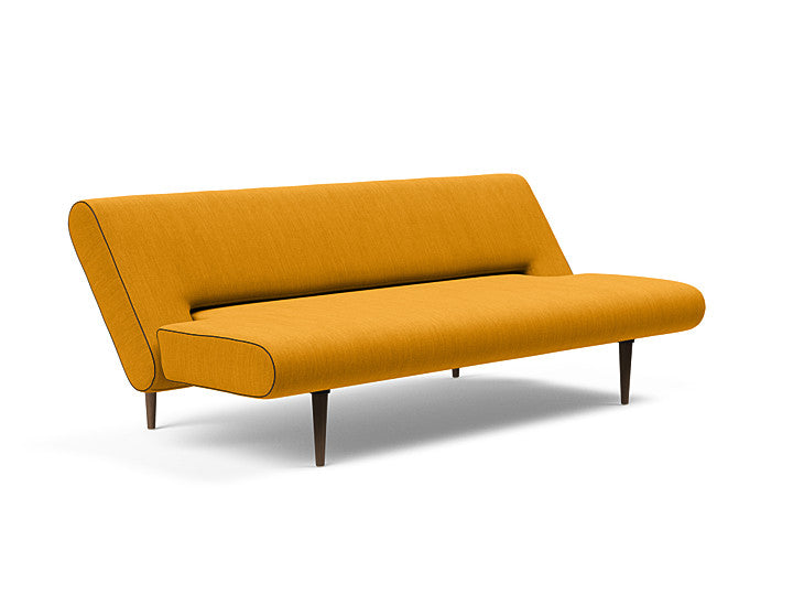 Innovation Living Unfurl Sofa in Dark Wood Legs