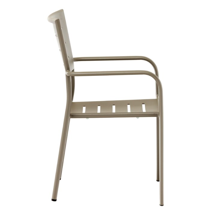 H&D Seating 7036A All Aluminum Stacking Patio Dining Chair