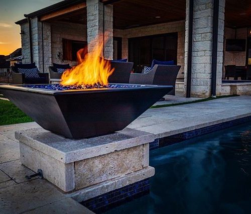 The Outdoor Plus Maya GFRC Fire Bowl