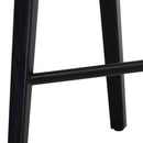 Sunpan Dominic Counter Stool in Black / Walnut / Light Oak