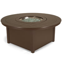 Telescope Casual 54" Round Marine Grade Polymer Top Chat Height Fire Table