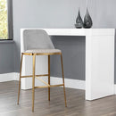 Sunpan Dover Barstool in Bravo Portabella-Sparrow Grey / Napa Stone-Polo Club Stone