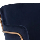 Sunpan Odesa Dining Armchair Abbington Navy / Dillon Cream
