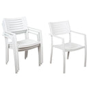 International Home Miami Atlantic Noordam 4 Piece Patio Armchair Set