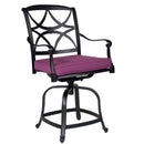 Woodard Wiltshire Swivel Counter Stool with Optional Cushion