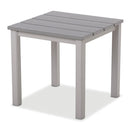 Telescope Casual Rustic Polymer 21" Square End Table