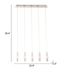 Zuo Modern Celeron Ceiling Lamp Clear