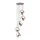 Zuo Modern Meteor Shower Ceiling Lamp Chrome