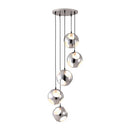 Zuo Modern Meteor Shower Ceiling Lamp Chrome