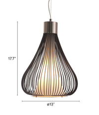 Zuo Modern Interstellar Ceiling Lamp Black