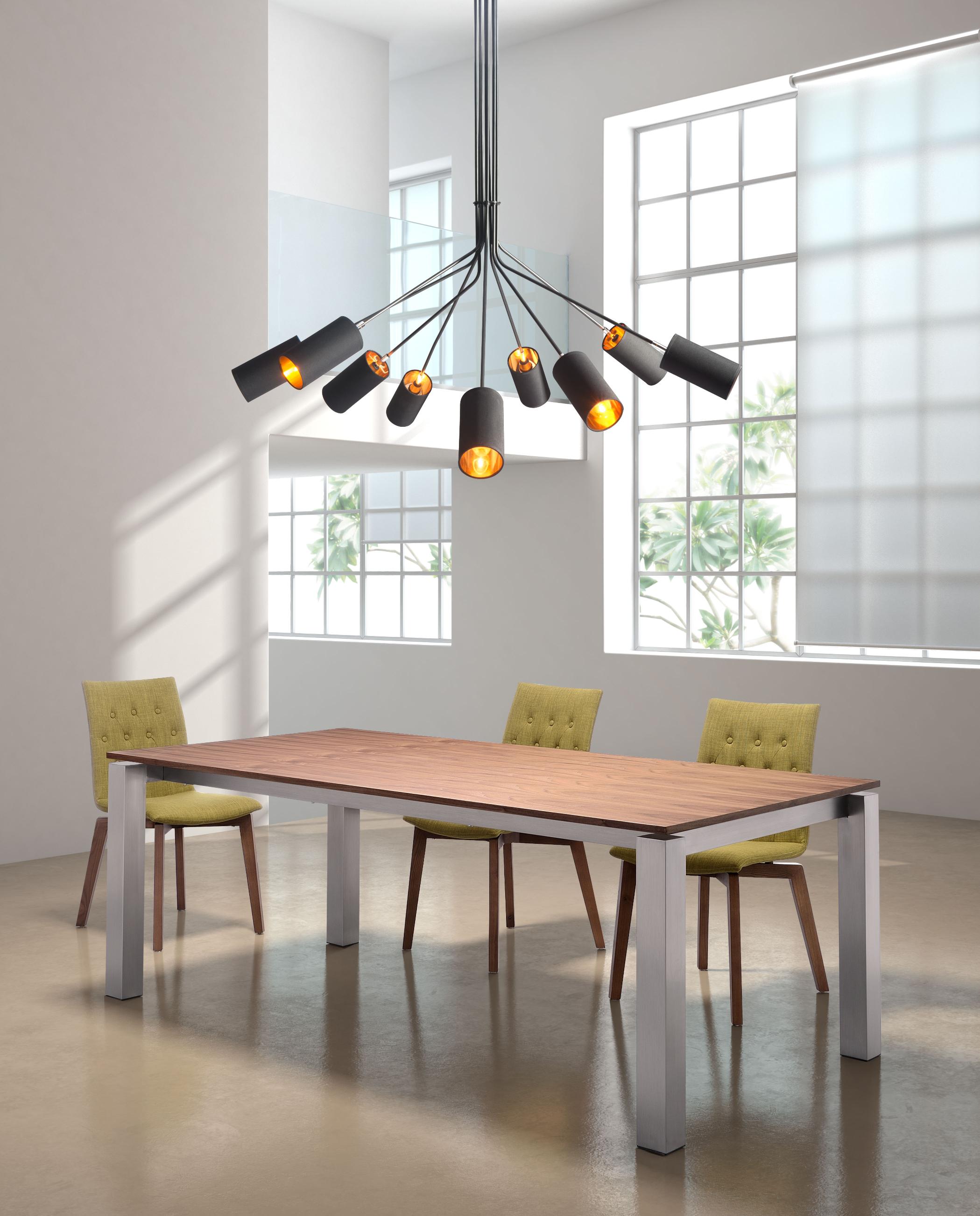 Zuo Modern Ambition Ceiling Lamp Black