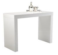 Sunpan Faro Bar Table - High Gloss White