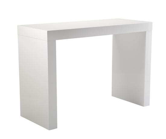 Sunpan Faro Bar Table - High Gloss White