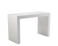 Sunpan Faro Counter Table - Black / High Gloss White
