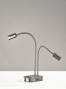 Adesso Eternity LED 2 Arm Desk Lamp With Smart Switch