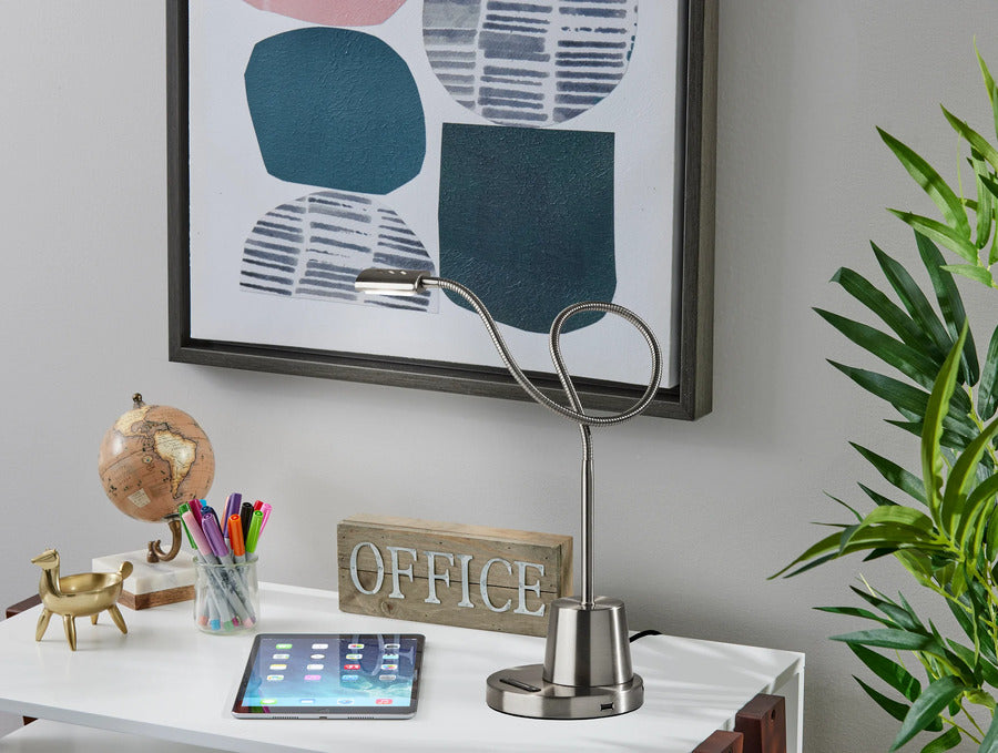 Adesso Eternity LED Desk Lamp With Smart Switch
