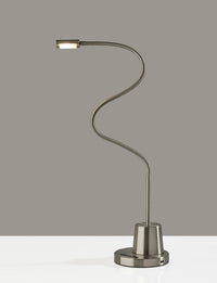 Adesso Eternity LED Desk Lamp With Smart Switch