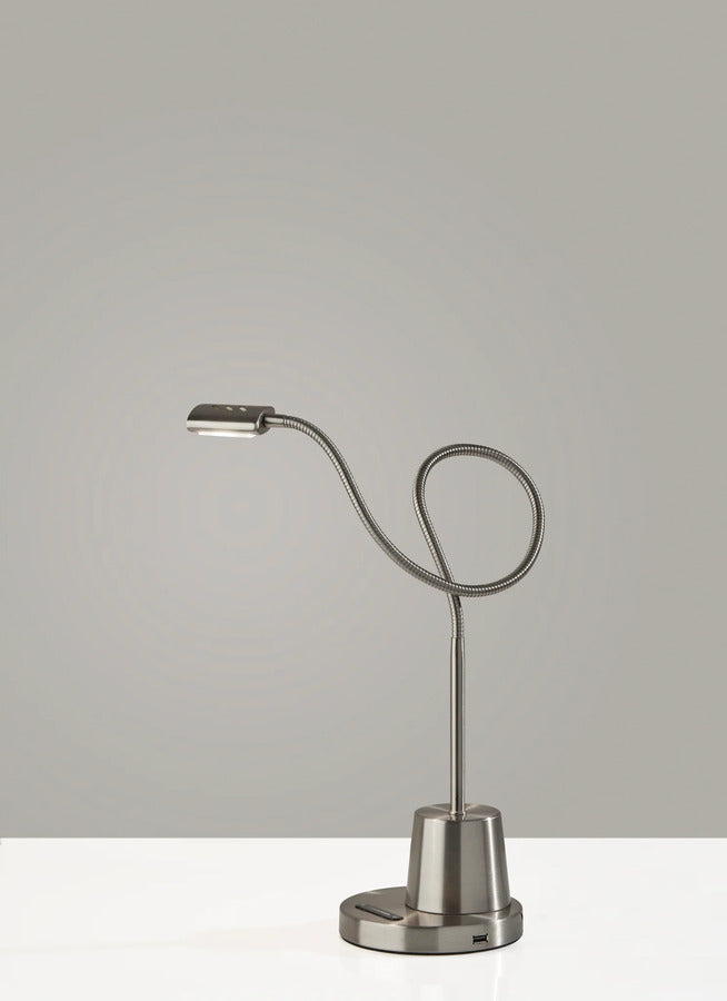 Adesso Eternity LED Desk Lamp With Smart Switch