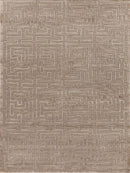 Exquisite Rugs Metro Velvet Handmade Hand-Knotted New Zealand Wool and Viscose  Area Rug