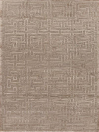 Exquisite Rugs Metro Velvet Handmade Hand-Knotted New Zealand Wool and Viscose  Area Rug