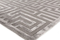 Exquisite Rugs Metro Velvet Handmade Hand-Knotted New Zealand Wool and Viscose  Area Rug