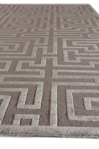 Exquisite Rugs Metro Velvet Handmade Hand-Knotted New Zealand Wool and Viscose  Area Rug