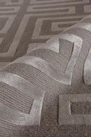 Exquisite Rugs Metro Velvet Handmade Hand-Knotted New Zealand Wool and Viscose  Area Rug