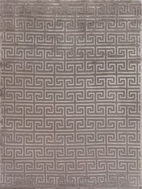 Exquisite Rugs Metro Velvet Handmade Hand-Knotted New Zealand Wool and Viscose  Area Rug