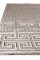 Exquisite Rugs Metro Velvet Handmade Hand-Knotted New Zealand Wool and Viscose  Area Rug