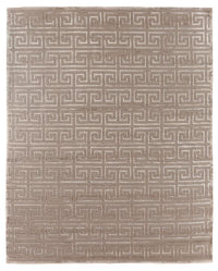 Exquisite Rugs Metro Velvet Handmade Hand-Knotted New Zealand Wool and Viscose  Area Rug